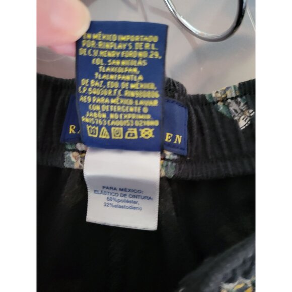 Polo Ralph Lauren Mens Allover teddy Bear Black pj pajamas size Small Preppy - Picture 6 of 6